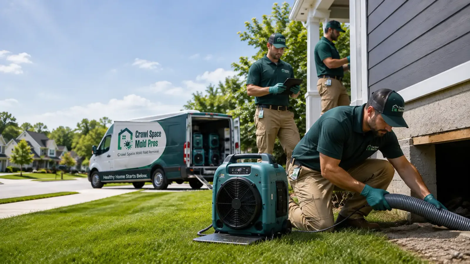 Crawl Space Mold Removal in Easton, KS